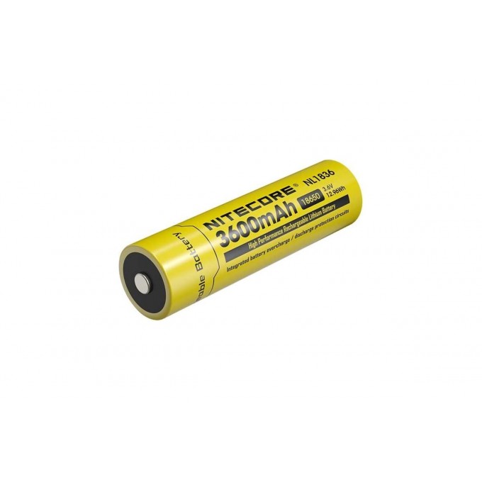 Аккумулятор NITECORE NL1836 18650 3.6v 3600mA (12.96Wh) 0349